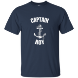 Captain Roy T-shirt Personalized Boat Captain Shirt_black=