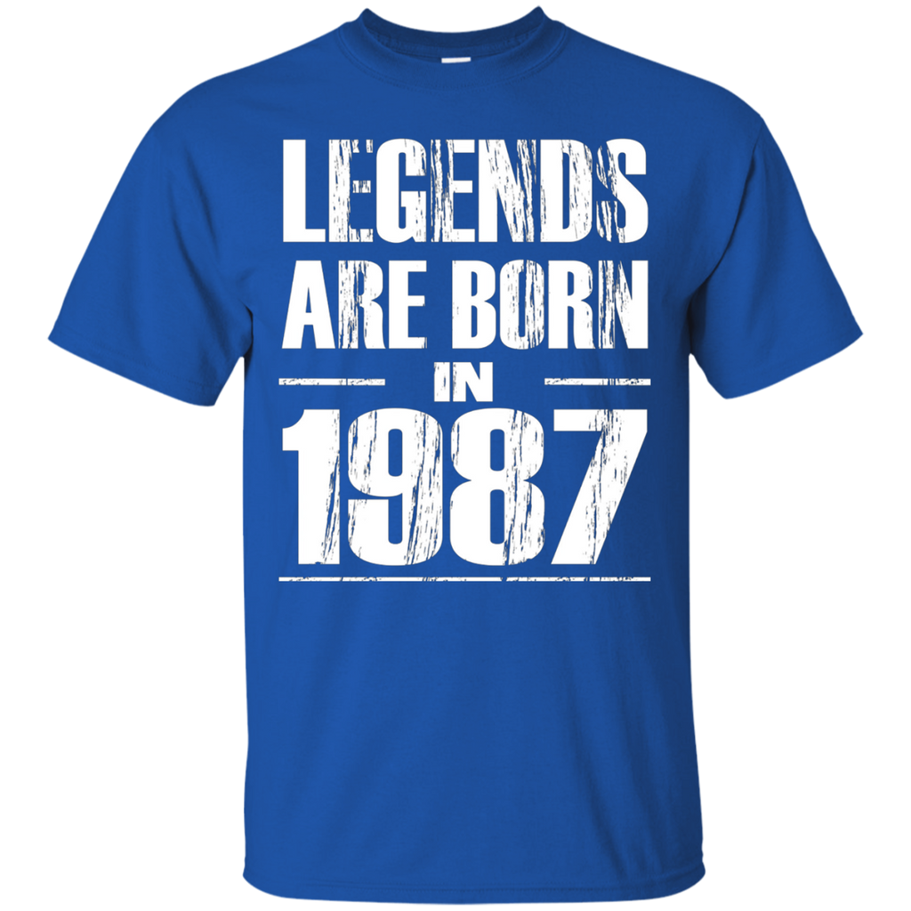 Legends Are Born In 1987 Shirt Funny 30th Birthday Gift Tee