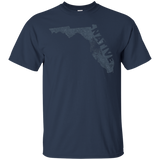 Native Florida Home State T-Shirt_Black