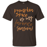 Pumpkin Spice is My Favorite Season Shirt Funny Autumn Fall_Black