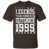 Legends Born In September 1999 Birthday Gift 18 Years Old