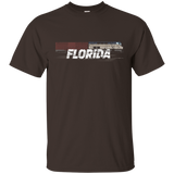 Railroad Engineer Florida Model Railroad T Shirt_Black