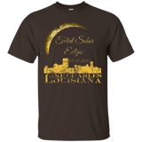 Lake Charles Louisiana Eclipse Distressed Souvenir