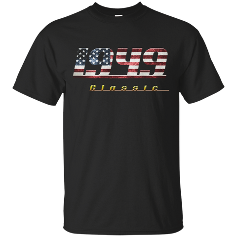 1949 Classic Shirt Vintage Retro Style With Us Flag_black