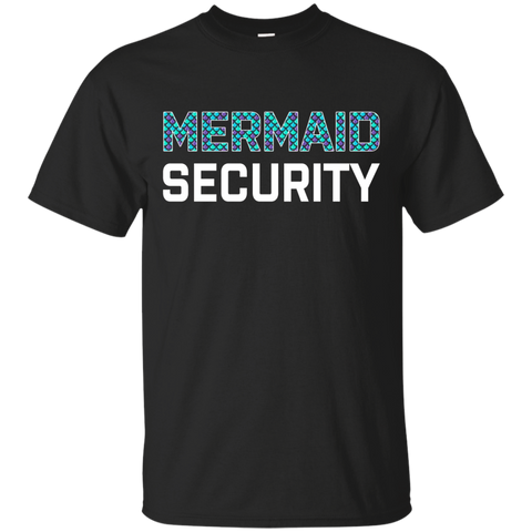 Mermaid Security T-Shirt_Black