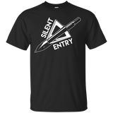 Silent Entry Archery Broadhead Bowhunting T-Shirt_Black