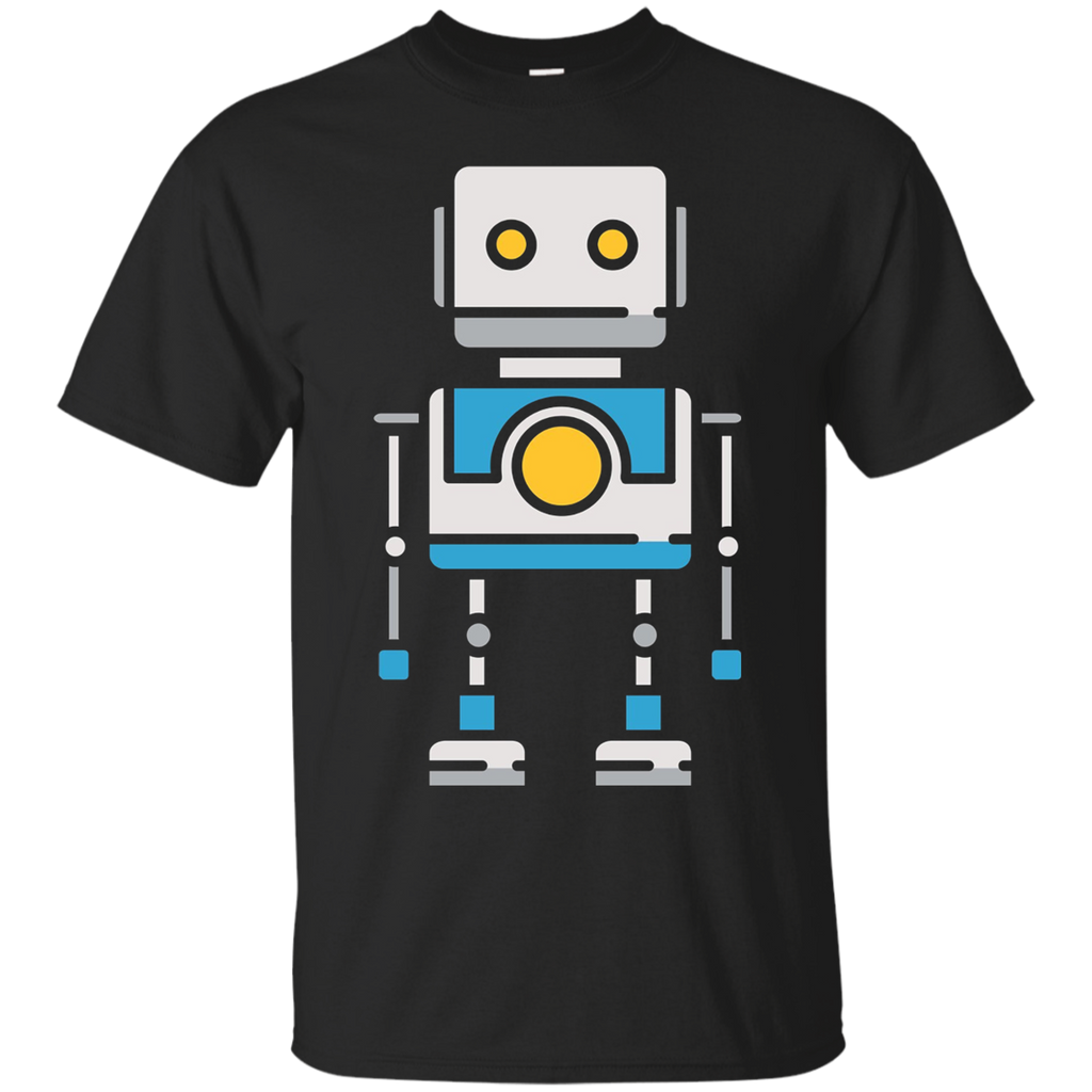 Robot Shirt for MEN WOMAN and YOUTH_Black