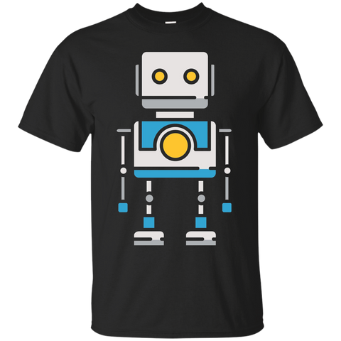 Robot Shirt for MEN WOMAN and YOUTH_Black