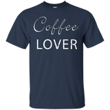 Coffee Lover Drinker - Grunge Effect - T Shirt Tees_black=