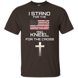 I Stand For The Flag And Kneel For The Cross Shirt_black=