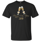 Happy New Year 2018 Shirt Party Time_black