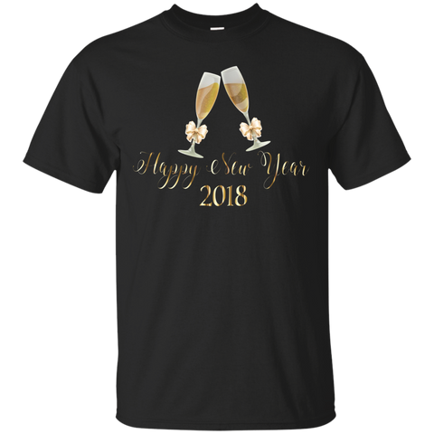 Happy New Year 2018 Shirt Party Time_black