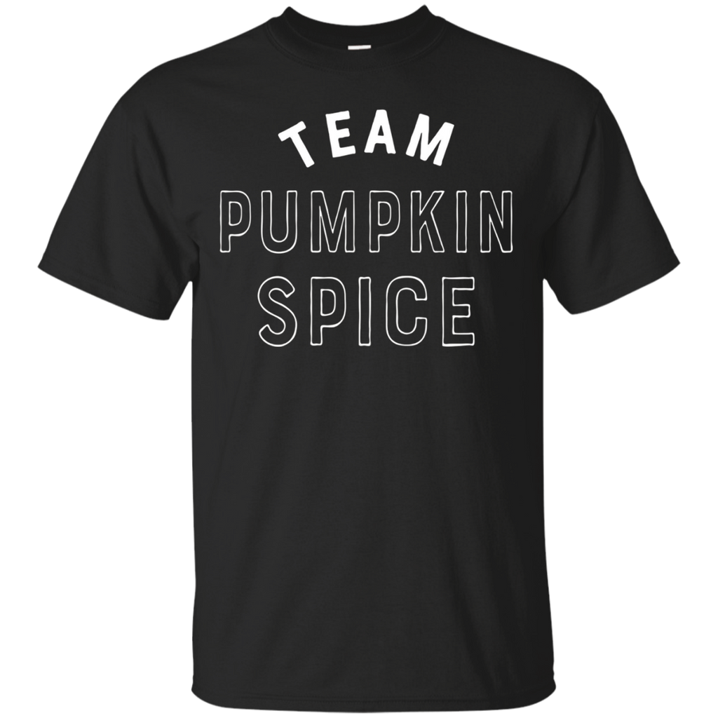Team Pumpkin Spice T-Shirt PSL Everything Cute Fall Tee_Black