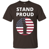 America Stand Proud Don't Kneel Patriotic Usa T-shirts_black