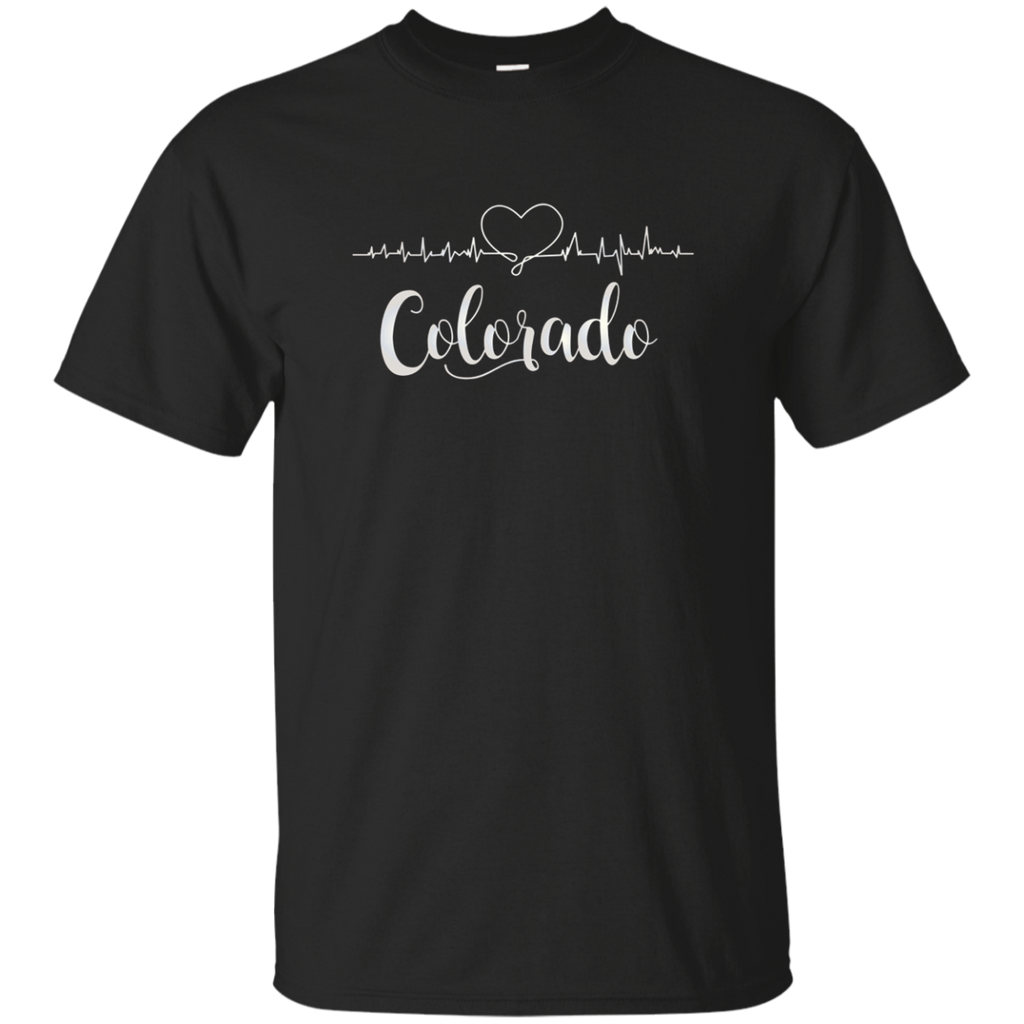 Colorado Heart Line T-shirt_black