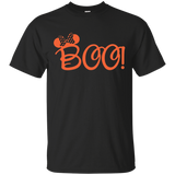 Boo Halloween T-shirt With Mouse Hat Funny T Shirt_black=