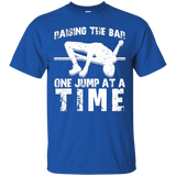 Raising the Bar One Jump at a Time - Funny High Jump Shirt_Black