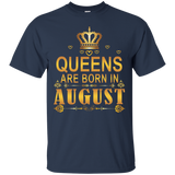 Queens Are Born In August TShirt_Black