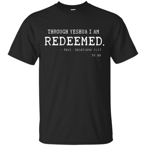 Redeemed Hebrew Roots Movement T-Shirt Yeshua Torah Israel_Black