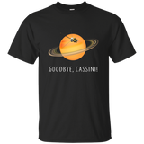 Goodbye, Cassini! - End Of Mission At Saturn T-shirt_black=