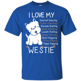 Westie T-shirt, I love my Westie_Black