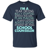 School counselor shirt_Black