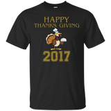 Happy Thanksgiving Tshirt Novelty Shirt_black