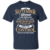 I'm An September Woman Birthday T-shirt Gift Present For Her