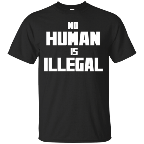 NO HUMAN IS ILLEGAL DACA T-shirt_Black