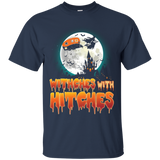 Witches With Hitches Shirt Halloween Costume For Camper_black=