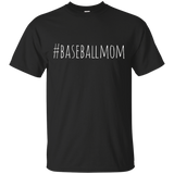 #baseballmom T-shirt_black