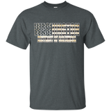 Straight Outta Washington, D.C. US Flag Patriotic T-shirt_Black