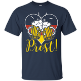 Oktoberfest T Shirt - Prost German Flag Heart Shirts_Black