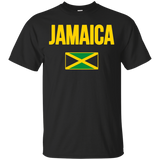 Jamaica T-shirt Jamaican National Country Flag Tee