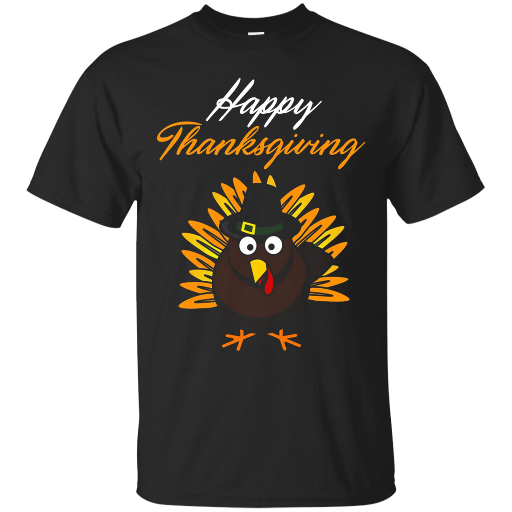 Cute Thanksgiving T-shirt_black