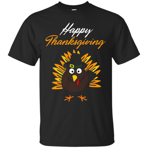 Cute Thanksgiving T-shirt_black