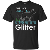 This Isn't Dog Hair It's German Shepherd Glitter T-shirt_Black