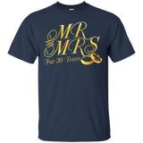 30th Wedding Anniversary T-shirt Mr&mrs Gifts For Couples_black