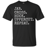 Jab Cross Hook Uppercut Repeat Funny Boxing