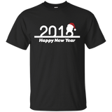 2018 Happy New Year Tshirt_black