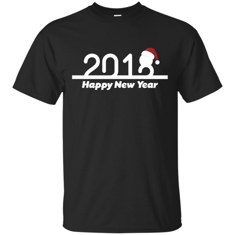 2018 Happy New Year Tshirt_black