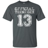 Official Teenager T Shirt - Funny 13th Birthday Girls Boys_Black