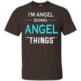 I'm Angel Doing Angel Things Funny First Name T-shirt_black=