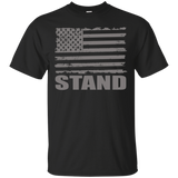 I Stand For The Flag Anthem Patriotic Flag T-shirt_black