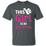 This Girl Is In 2nd Grade T-shirt Students Girl School_Black