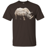 Rhino Animal Shirt - Rhinoceros Endangered Species T-Shirt_Black