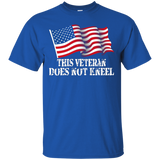 I Don't Kneel During The Anthem Usa Flag Tshirt For Veteran_black