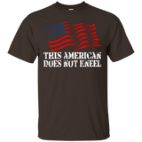 I Don't Kneel During The Anthem Usa Flag Tshirts_black