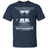 The Devil - Born In November - The Storm - Woman T-shirt_black=