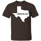 Texas Nurse Home State Job Pride T-Shirt_Black